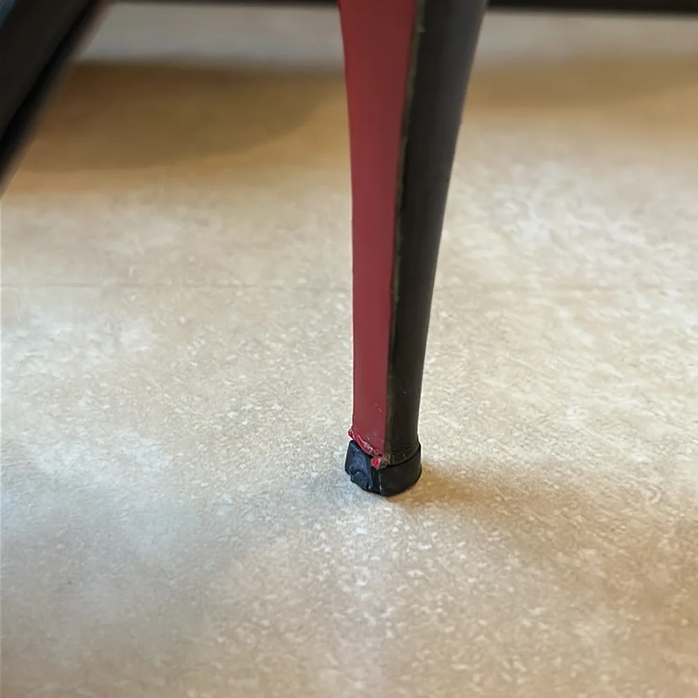 Black Fringe CL Stiletos - Picture 5 of 10